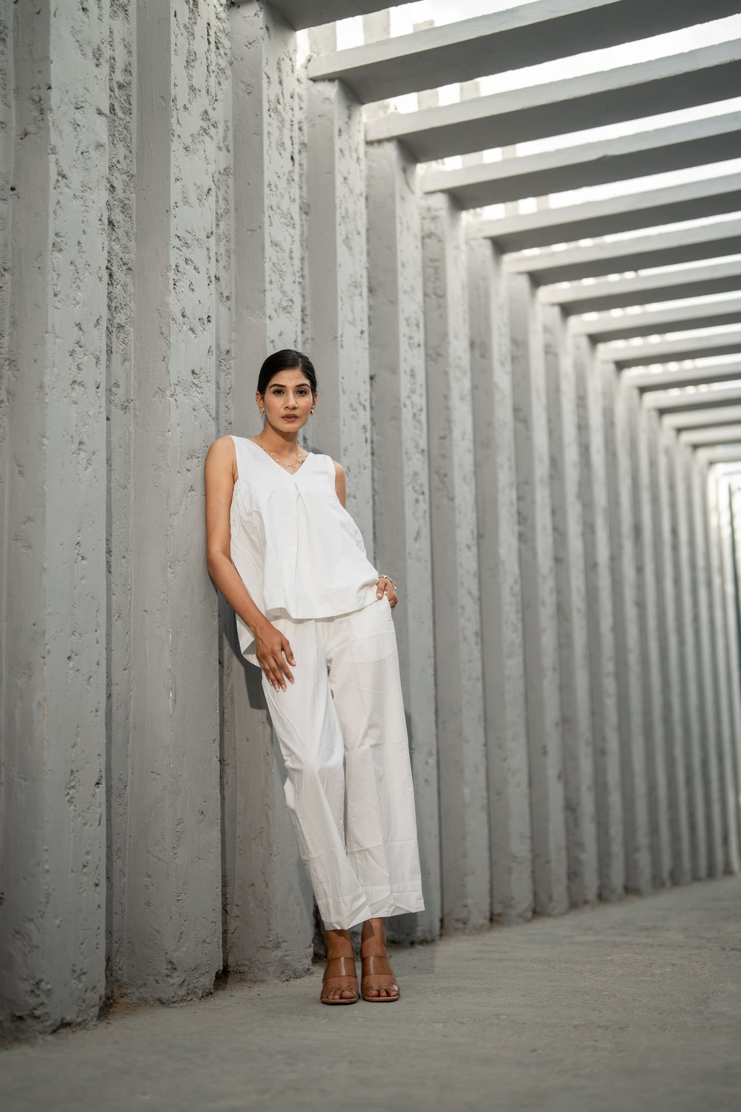 Ivory Ease — Relaxed Cotton Cord Set