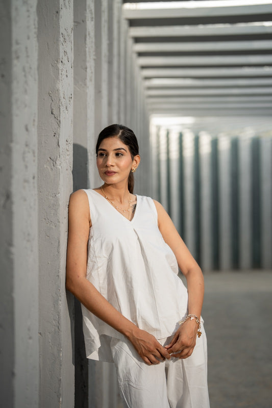 Ivory Ease — Relaxed Cotton Cord Set